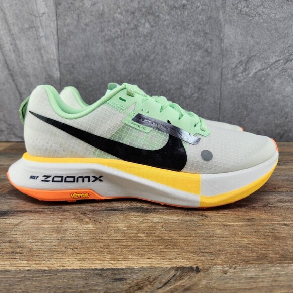 Nike ZoomX Ultrafly Trail Vibram Size 9 Womens Summit White Green Shoes $260